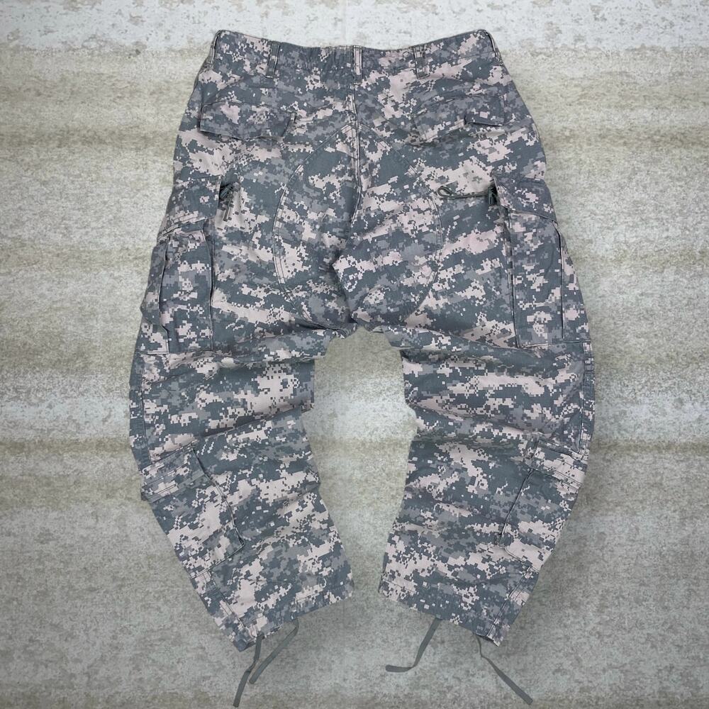 Vintage 90s Military Tactical Pants 36x28 Baggy Wide Digital Camo Large Short